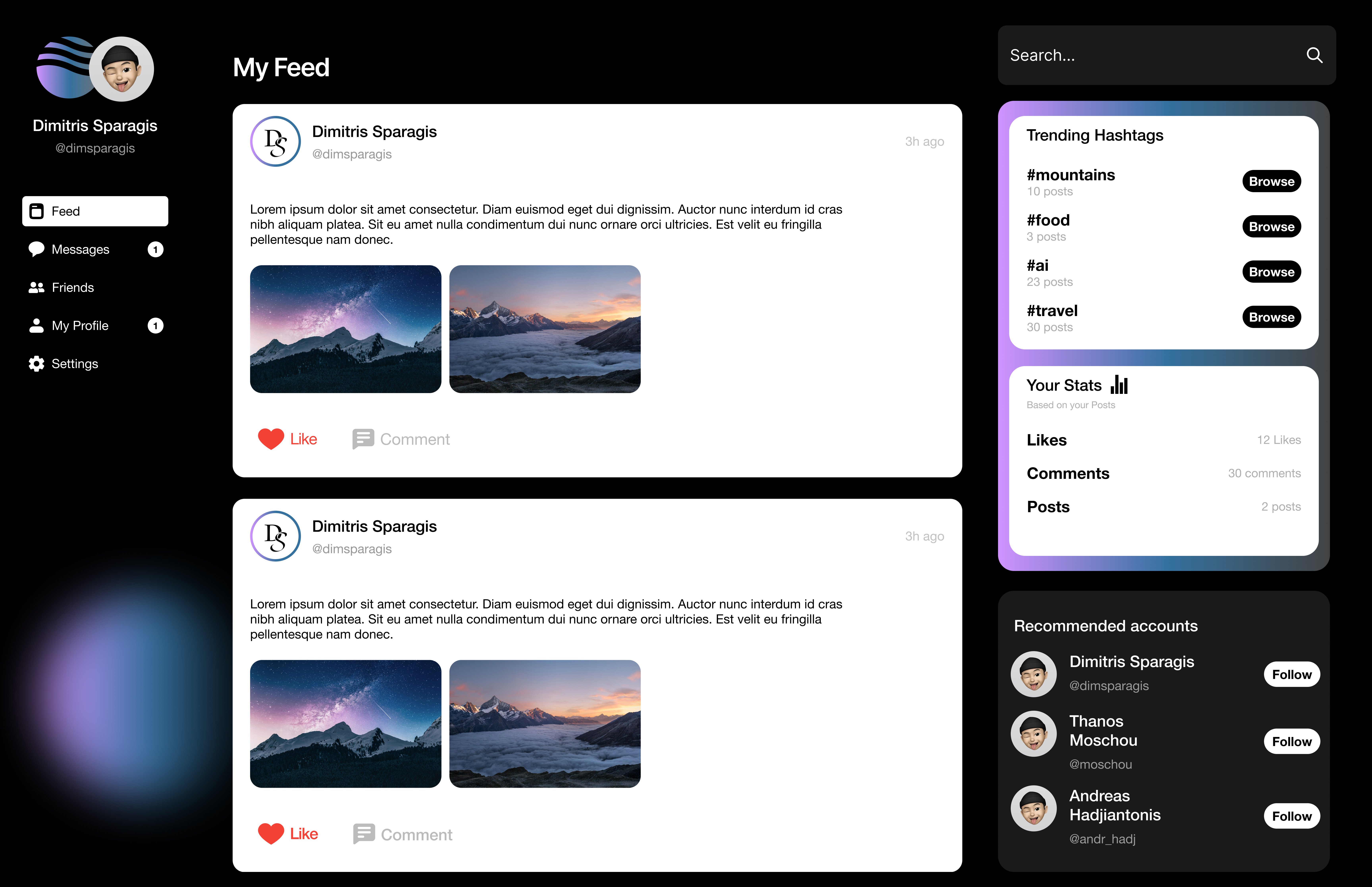 Social Sphere mockup
